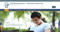 Desktop Screenshot of israelmarketingforum.org