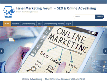 Tablet Screenshot of israelmarketingforum.org